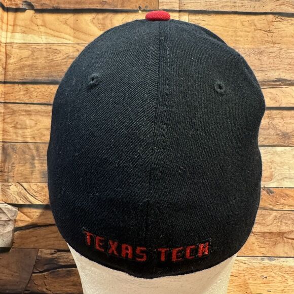 Texas Tech Red Raiders Hat Cap 6 1/2 - 6 5/8 Stretch One Fit 1923 Embroidered - Picture 3 of 8